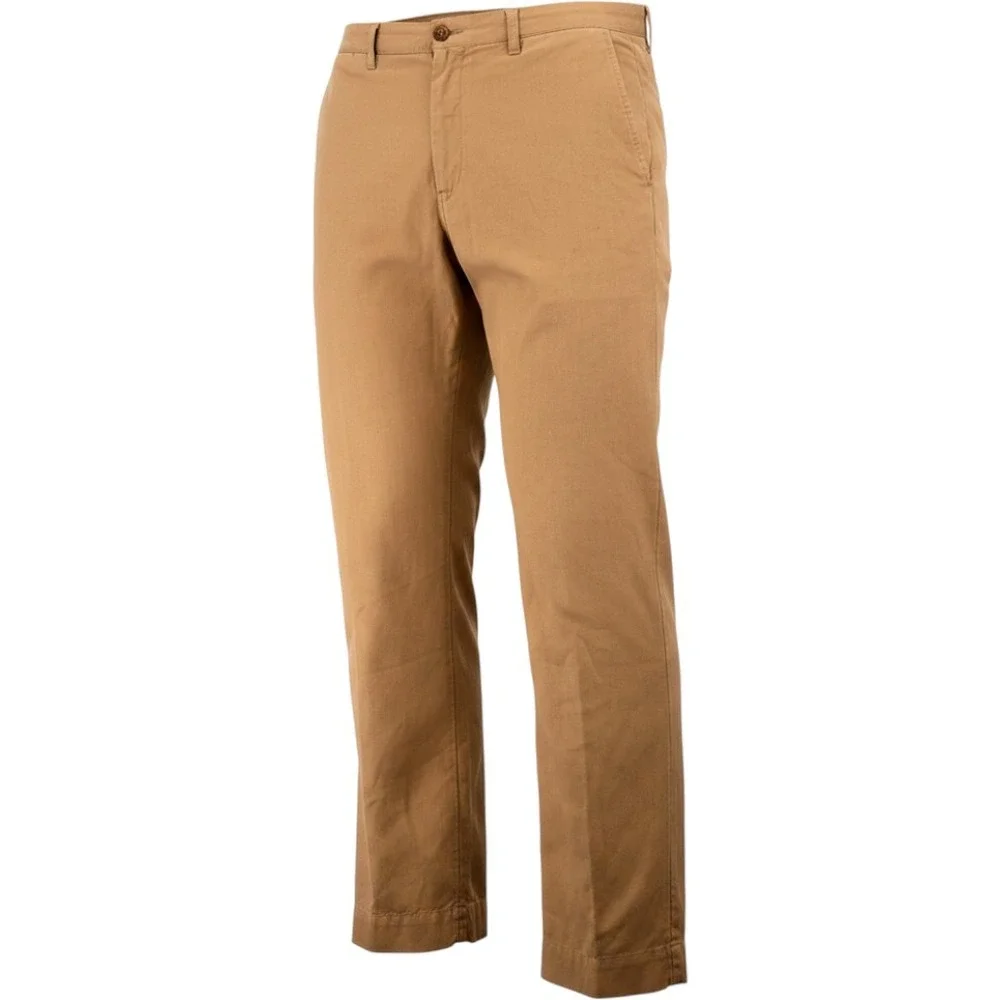 Polo‎ Ralph Lauren Chino Pants Mens 38/32 Tan Straight Fit Linen Cotton Khaki